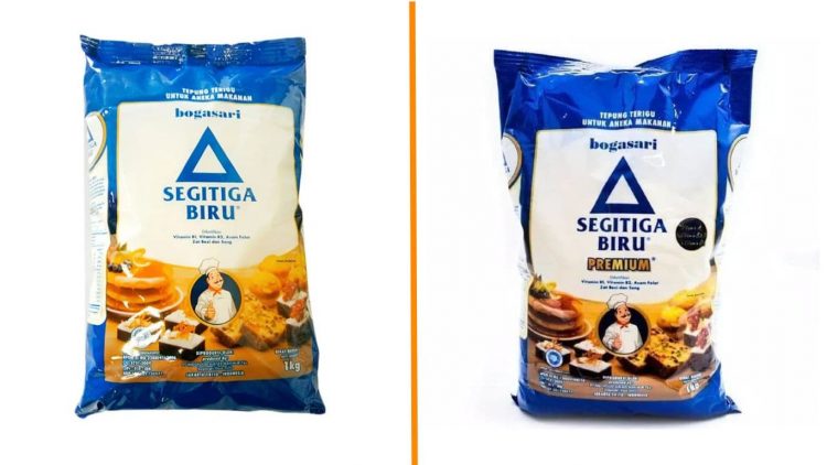 Perbedaan Tepung Segitiga Biru Premium dan Biasa