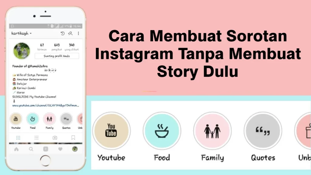 Cara Membuat Sorotan Instagram Tanpa Membuat Story Dulu