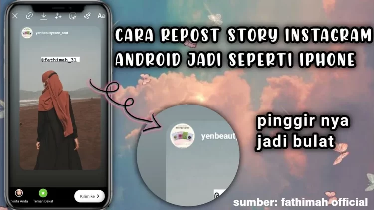 Cara Repost Story IG seperti Iphone di Android