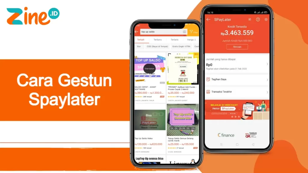 cara gestun shopee paylater