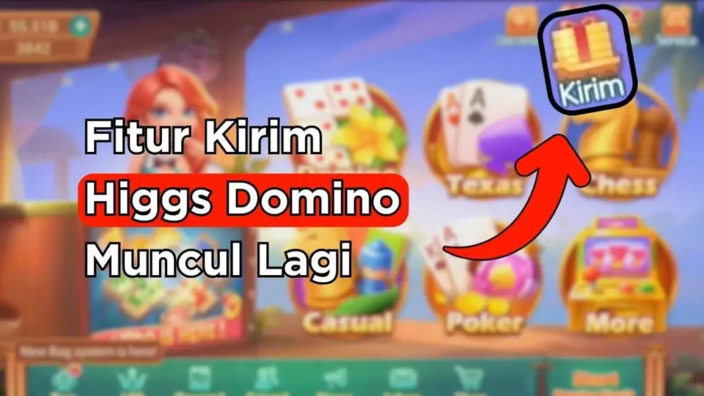 Cara Mengembalikan Tombol Kirim Higgs Domino yang Hilang